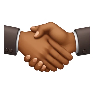 Saludo de manos sticker