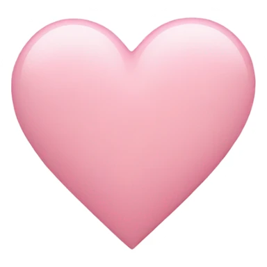 Light pink heart sticker