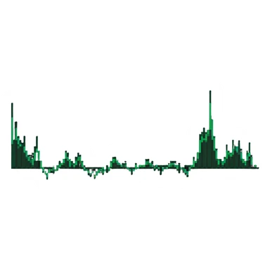 downward trending stock graph sticker