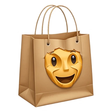 shopping bag sticker