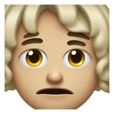 Eye roll and sigh  sticker