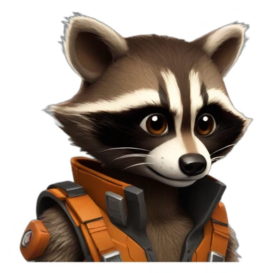 Rocket Raccoon sticker
