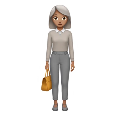 grey women trousers sticker