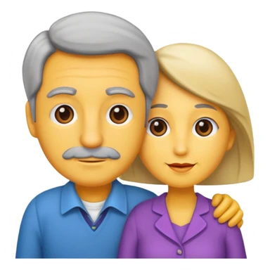 pareja mayor de edad sticker