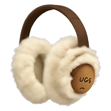 ugg earmuffs  sticker