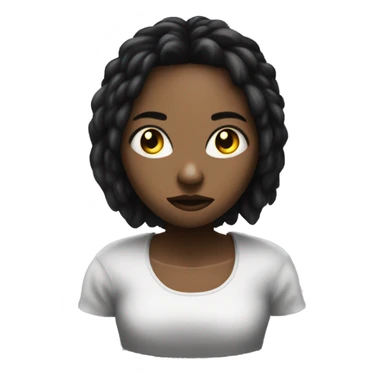 samara in the ring horror movie style sticker