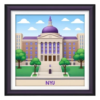 NYU sticker