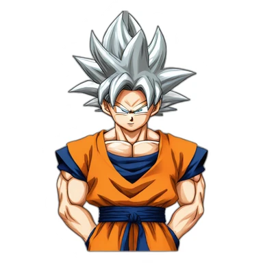 Son goku super sayen 2 sticker