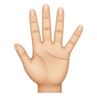 3 fingers emote one hand sticker
