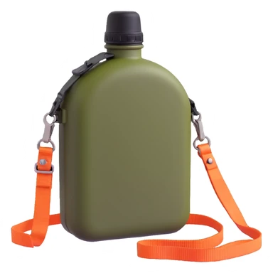 rugged outdoor canteen with strap sticker