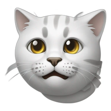 Un chat qui fume sticker