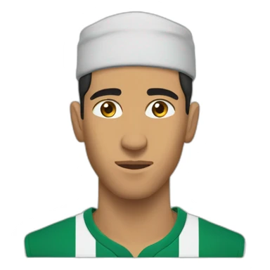Hakimi morocco sticker