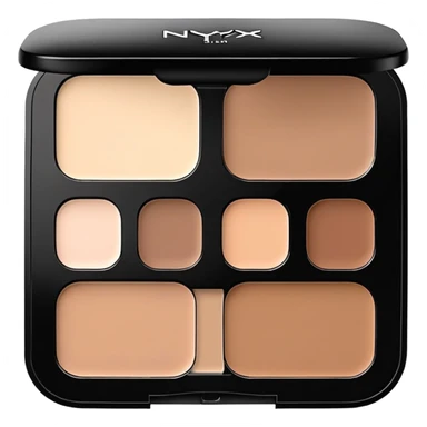 NYX Face Sculpting Palette(sculpture,highlighter,powder)  sticker