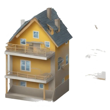 house under construction sticker
