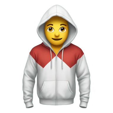 Heart with a hoodie  sticker