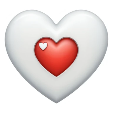 Genera varias opciones de emojis de corazón que tenga blanco y se marque j y s  sticker