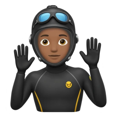 diver wetsuit only wetsuit sticker