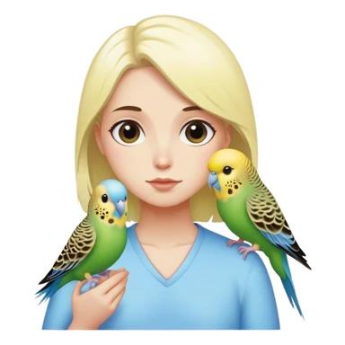 budgie and blyny  sticker