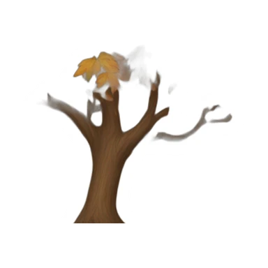 A tree in automn  sticker