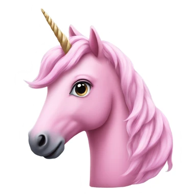 À pink unicorn  sticker