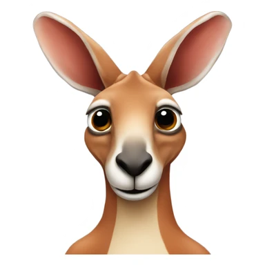 red kangaroo with word foelevn sticker