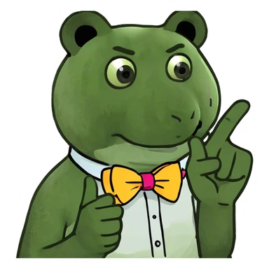 panda sticking up middle finger sticker