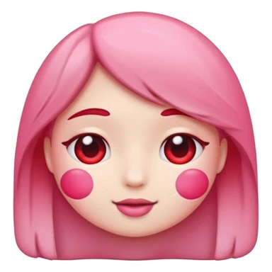 Lil tint pink and red sticker