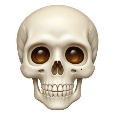 Mewing skeleton sticker