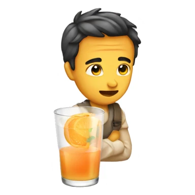 43 with apricot juice sticker