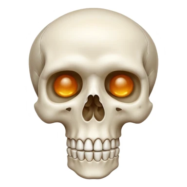 can you generate simple emoji about healthy bone sticker