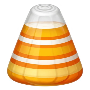 Candy corn jelly at sticker