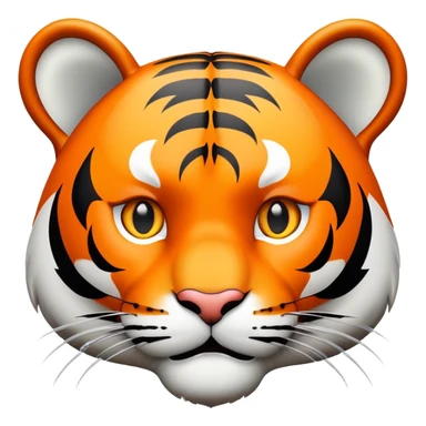 tiger face with LOL speech bubble for Twitch emote sticker