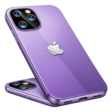 iPhone 13 lilla sticker