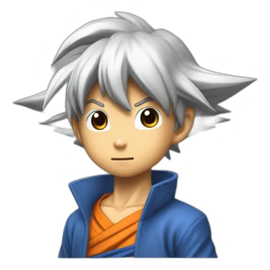 Kid Goku flying numbus sticker