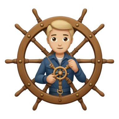 Helmsman sticker