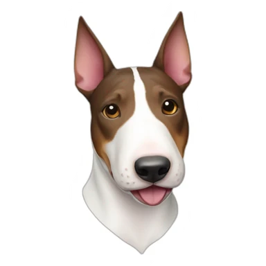 tri-color english bull-terrier sticker