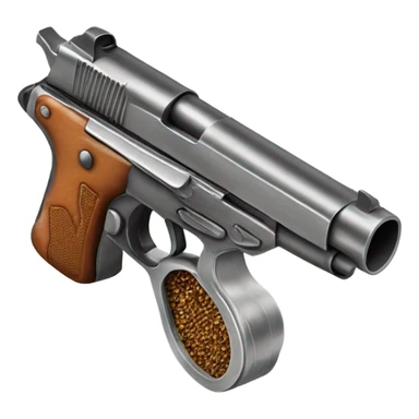 Cigarette pistol sticker