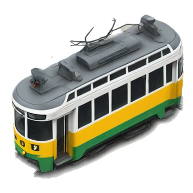 Tram number 2 Budapest, Hungar sticker