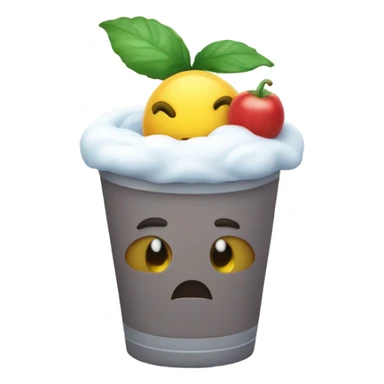 símbolo da conexão de internet tomando suco de férias sticker