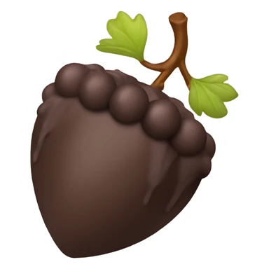 Chocolate covered grapes  sticker