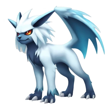 Edgy Cool Absol-Silvally-Vaporeon-Absol-Pokémon Full Body sticker