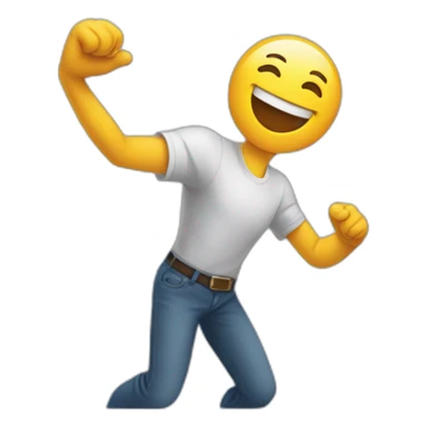 An emoji showing one character extending an arm forward, signaling for the other to go ahead. sticker