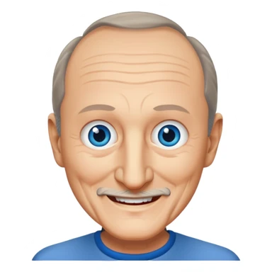 Robert Englund with blue eyes sticker