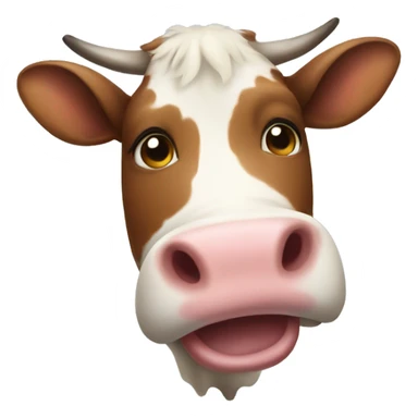 Cow squish mellow sticker