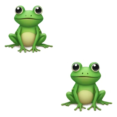 Frog in the beach sticker