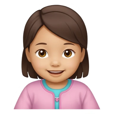 A Taiwanese American baby girl  sticker