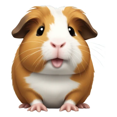 Guinea pig with nametag saying Julie  sticker