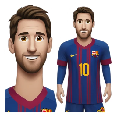 Barcelona messi sticker