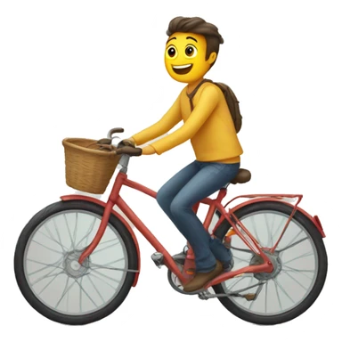 Cute bikecykle sticker