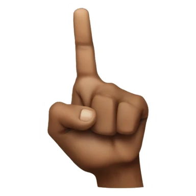 2pac hand sign sticker